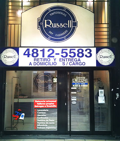 Sucursal Recoleta Tintorerías Russell